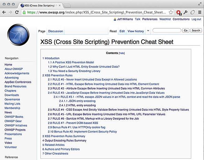 XSS_Prevention_Rules_Summary_OWASP_XSS_Cheat_Sheet_by_Jeff_Williams