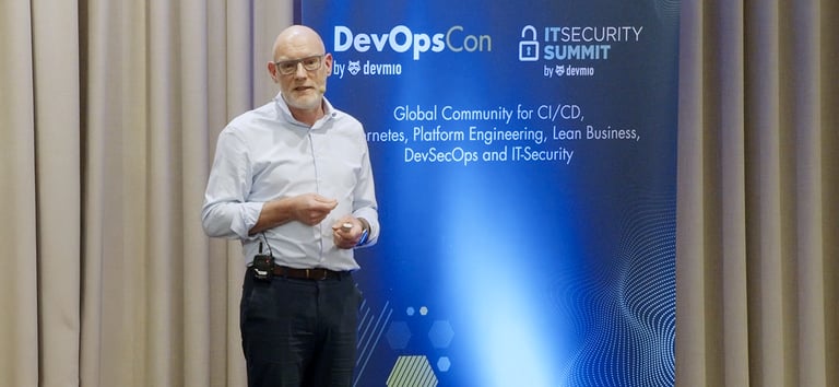 DevOpsCon keynote: CISO Brian Vlootman on defending Backbase banking applications in production