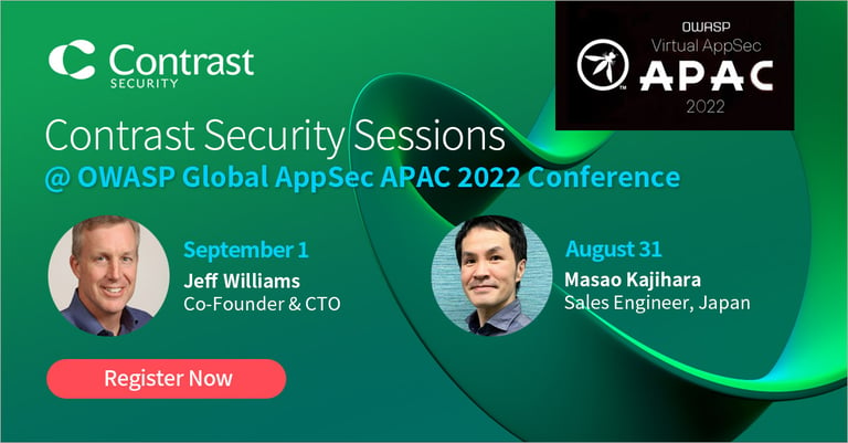 Contrast Security、OWASP Global AppSec APAC 2022に登壇