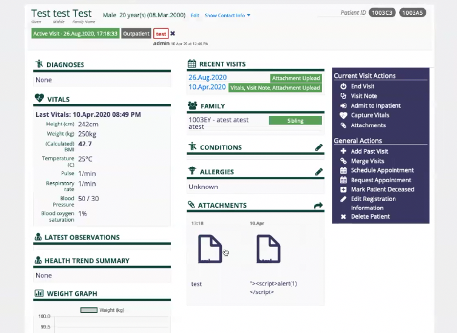 OpenMRS-patient-view