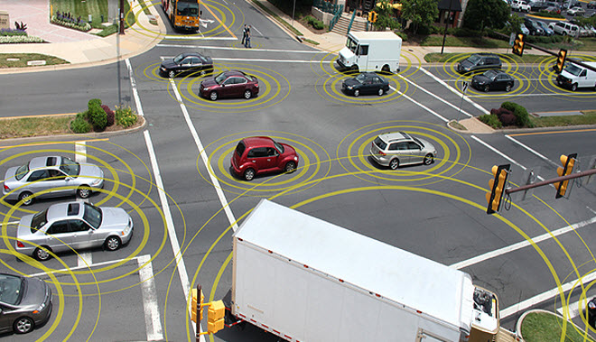Point of View: Potential security issues with vehicle to vehicle connected cars