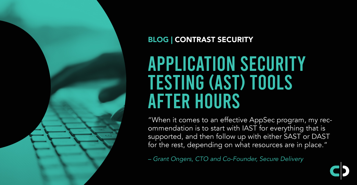 Application Security Testing (AST) Tools After Hours