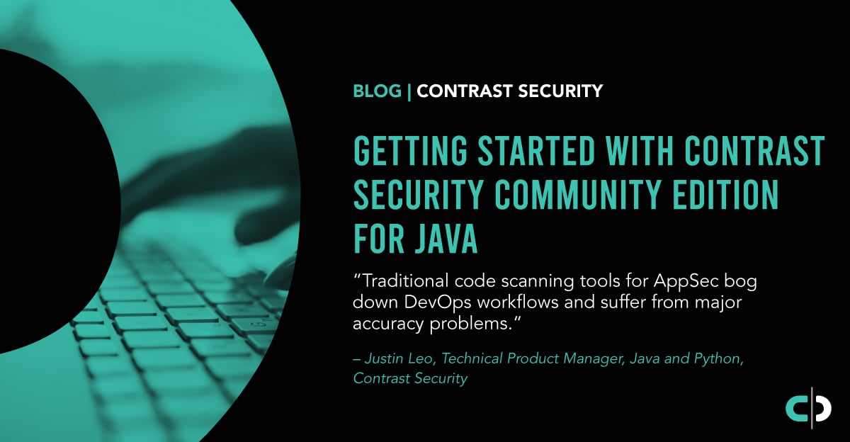 Getting Started with Contrast Security Community Edition for Java