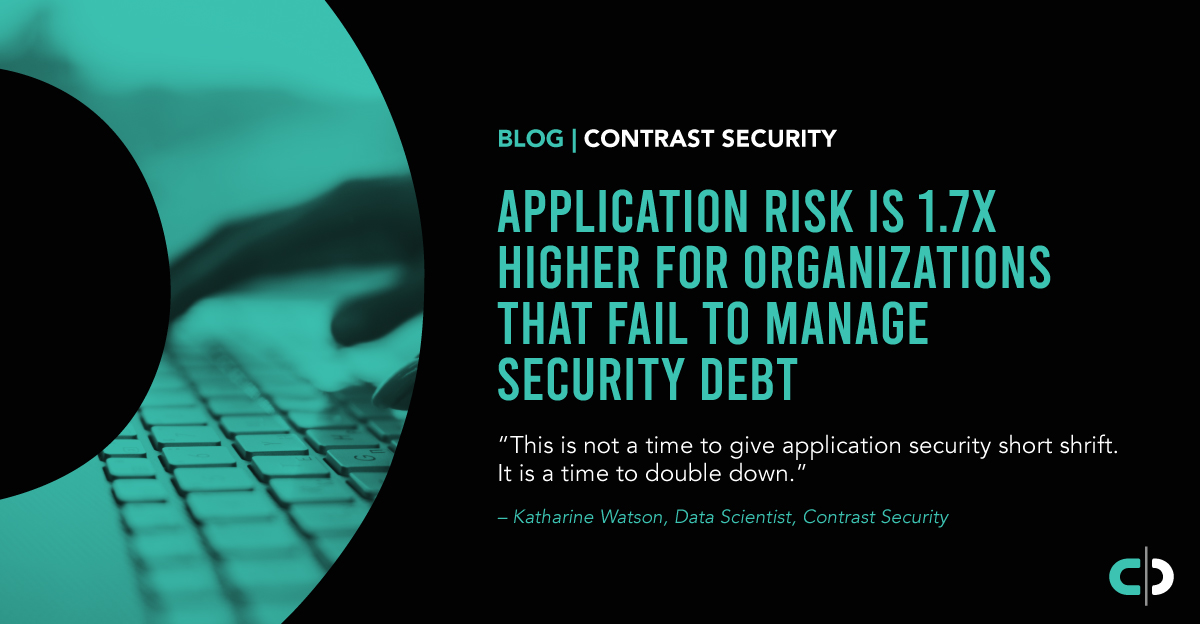 Application Security Risk Is 1.7x Higher for Organizations That Fail to Manage Security Debt